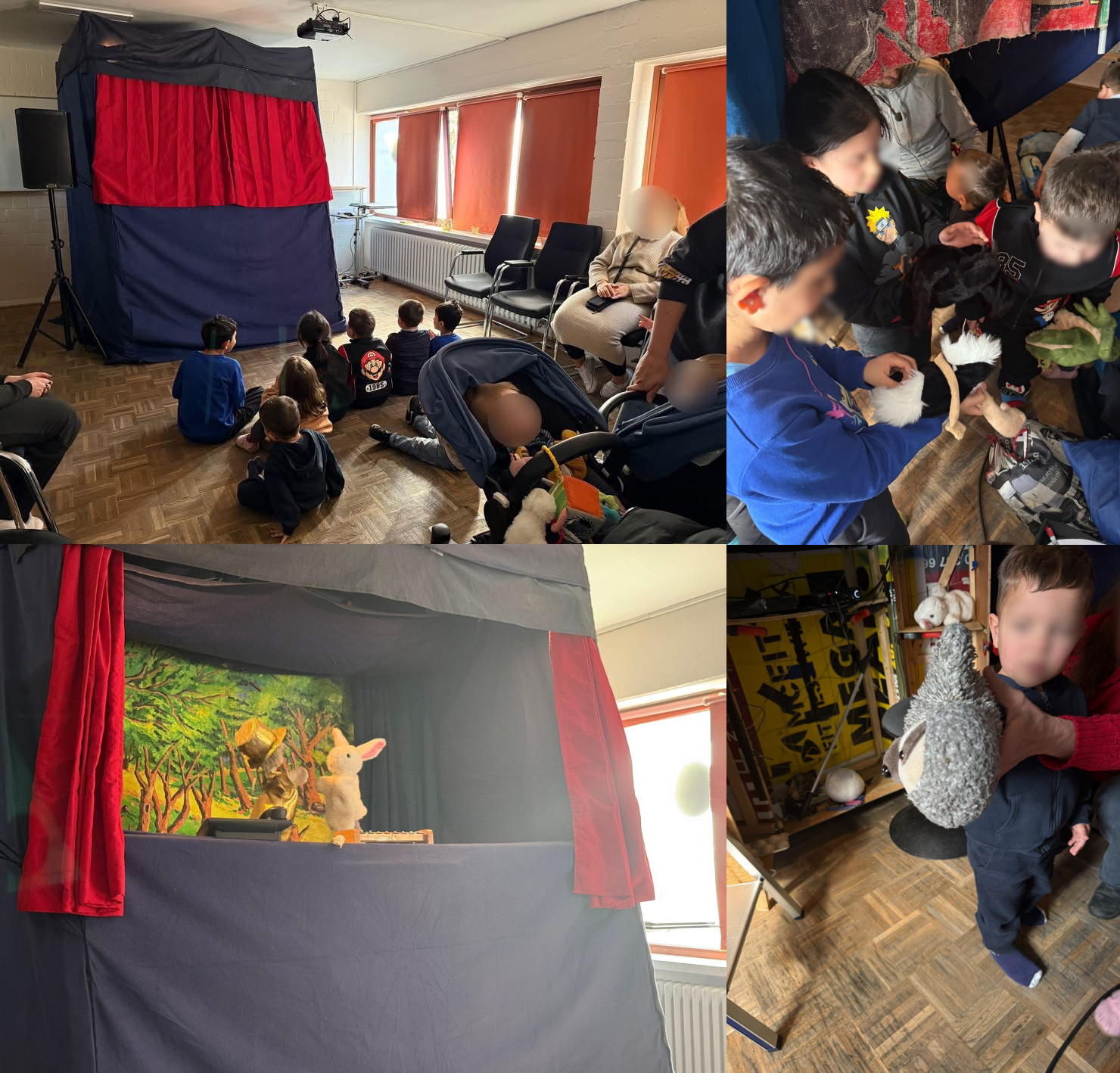 Besuch des Puppentheaters im Sinti-Verein